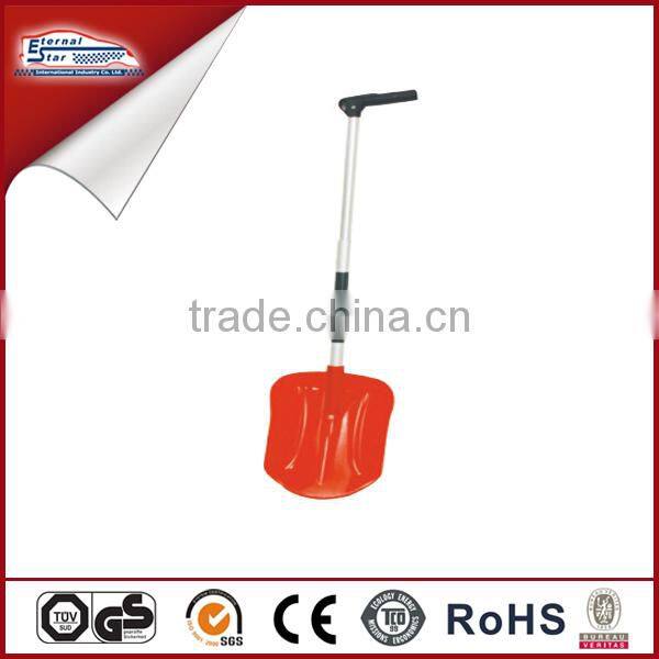 Telescopic foldable snow shovel