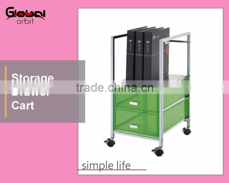 Storage Organization Mobile K/D Office Drawer Cart With Wheels