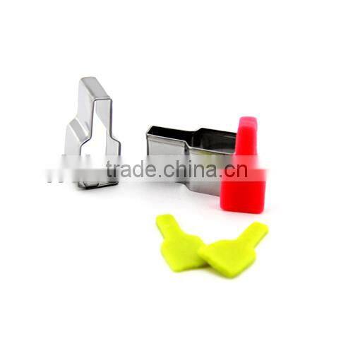 100% food grade wholesale cookie cutter wine bottle shape cookie cutter