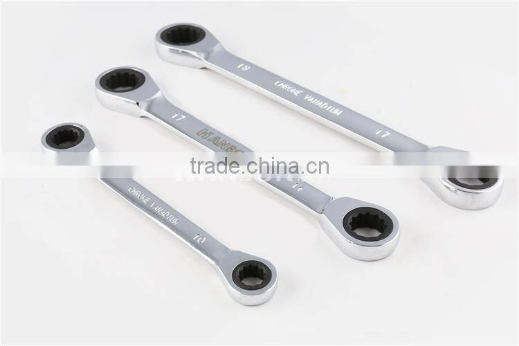 Double Head Ratchet Wrench