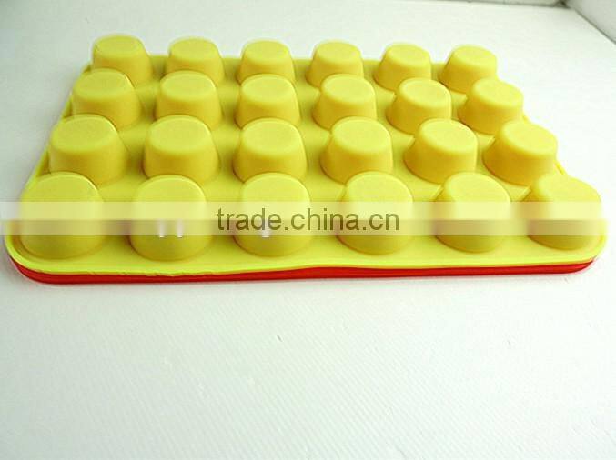 10112 24pcs CUPS Shape Silicone Cake Mold