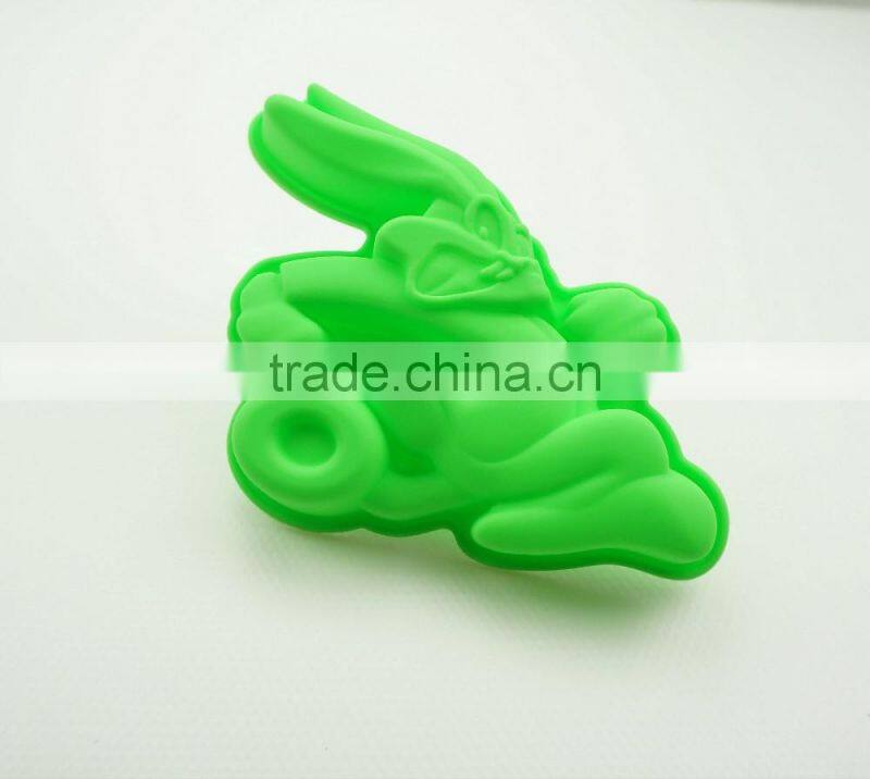 11181 Funny rabbit Shaped Silicone Cake Mold