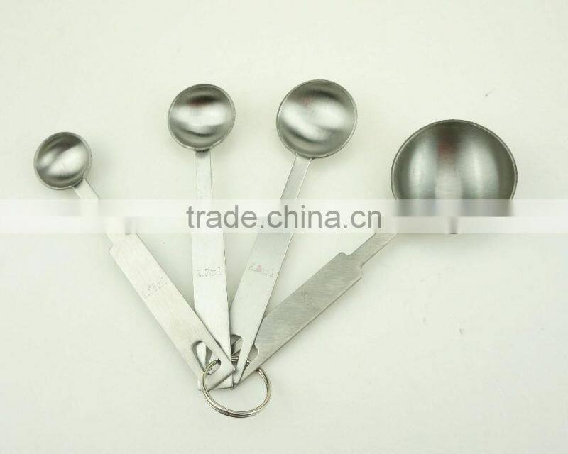 42135 4pcs Stainless Steel Nesting Measuring Cups and Spoons Set