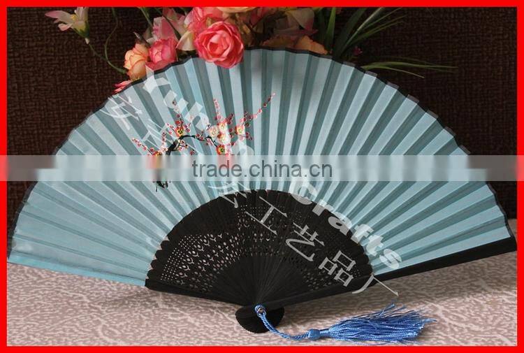 Best gift ladies foldable bamboo fan
