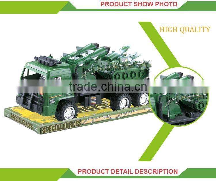 kids plastic friction play set military mini plastic oil tank truck toy