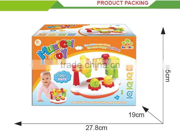 New design plastic baby play electric soft music chip for toys