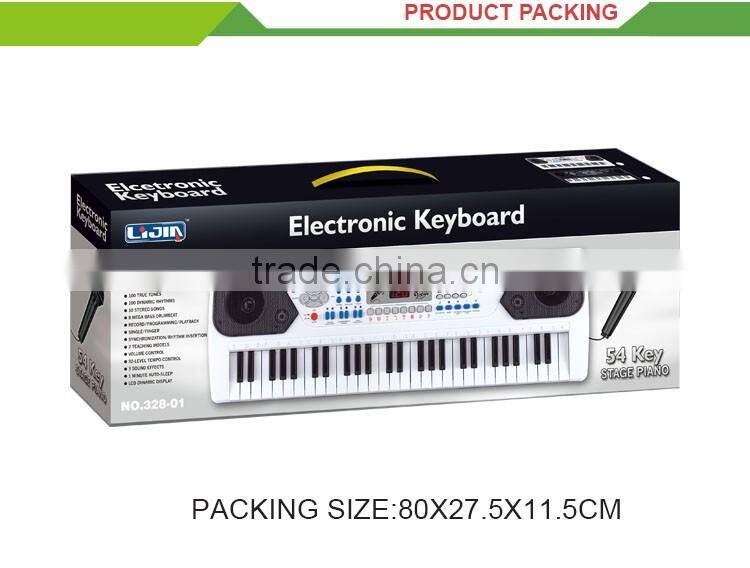 Education instrument music 54 keys electronic organ keyboard