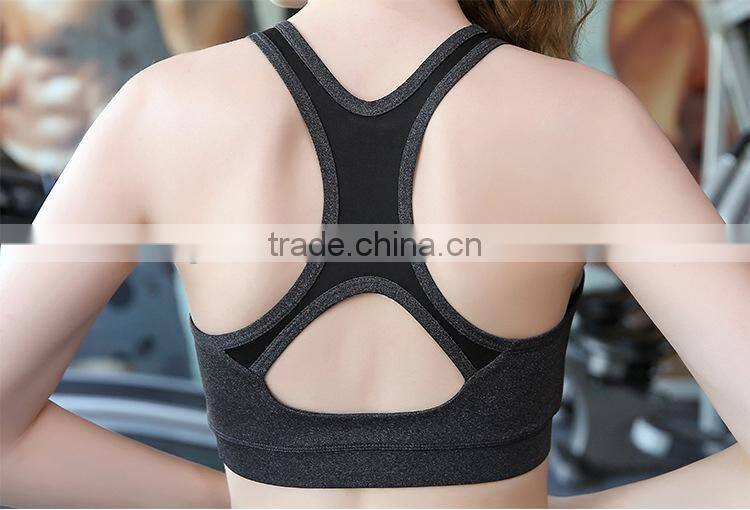 womens yoga exercise bra fitness clothes nylon spandex sports bra