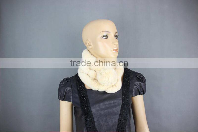 High Quality Knitted Rex-Rabbit Scarf