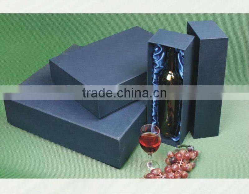 new luxury paper wine box,Fancy recycled paper wine box,China paper packaging