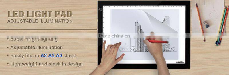 Huion LB4 Battery powered led light box a4 led light pad tattoo tracing drawing board