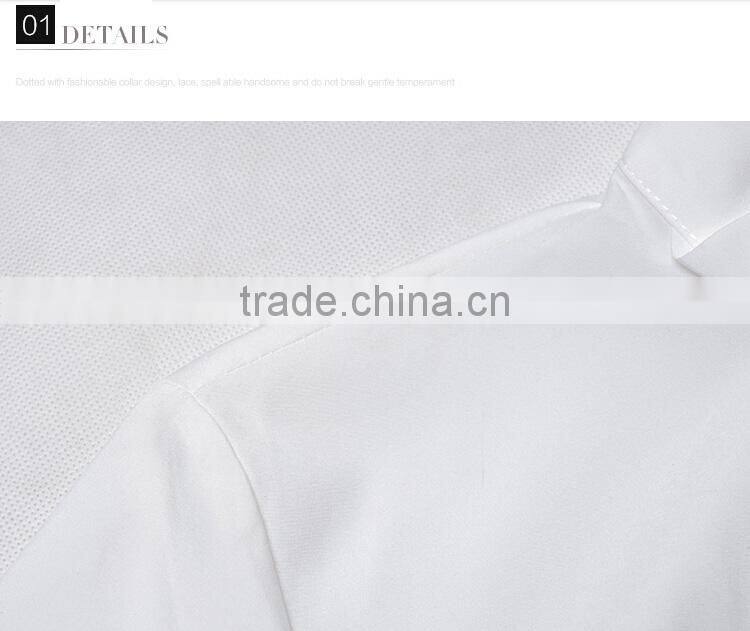 custom fashion cotton sarees lady blouses designs for hotel/bank women