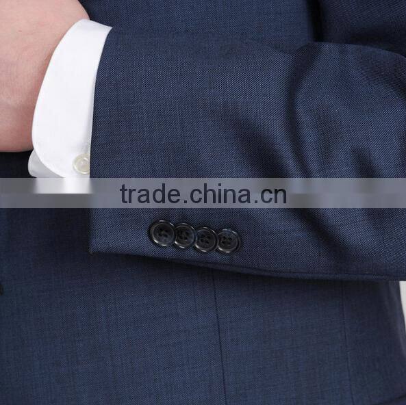 Men's Blue Shark Wool Suit Jacket Separate