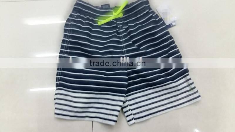 Kid's fashion comfortable brand sport shorts pants garment stock lot