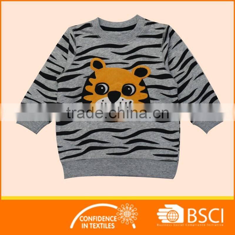 Customized Foil Printed Kids All Over Printing Round Pullover Hoodies