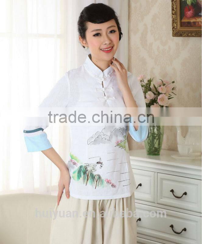 newest design hotel receptionist uniforms top + trousers