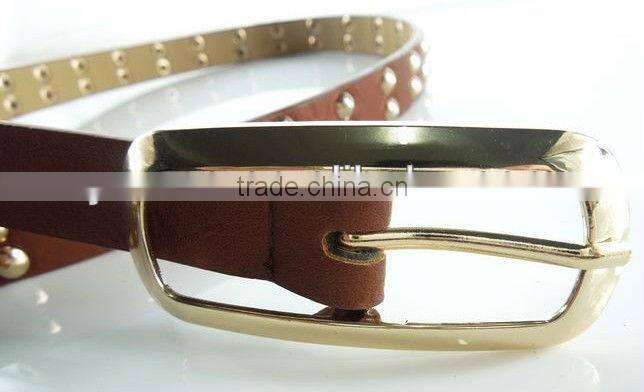 ladies' newest metal rivet belt