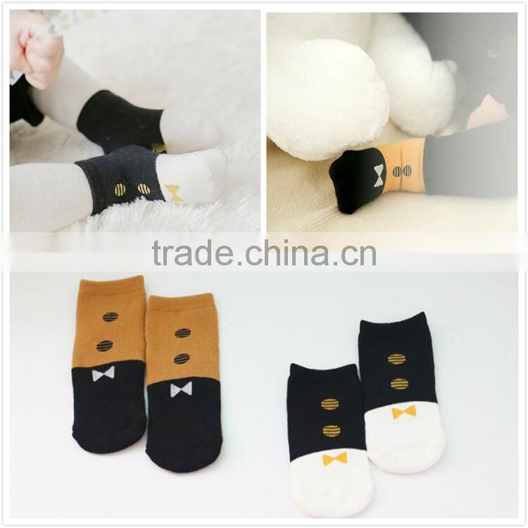 SK1020 Winter tie terry warm casual fashon floor baby socks