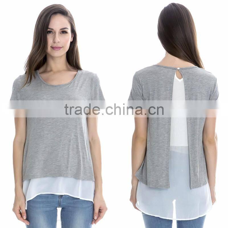 2017 Summer Modal Soft Maternity Tops Breastfeeding clothes Women Pregnant clothes
