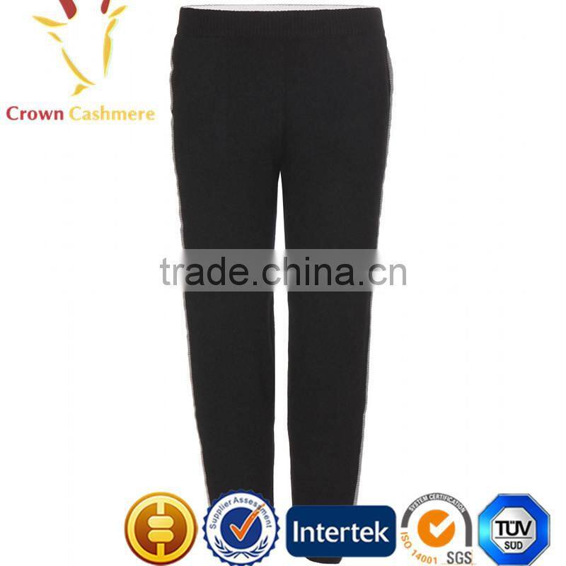 Ladies Casual Knitted 100% Cashmere Pants