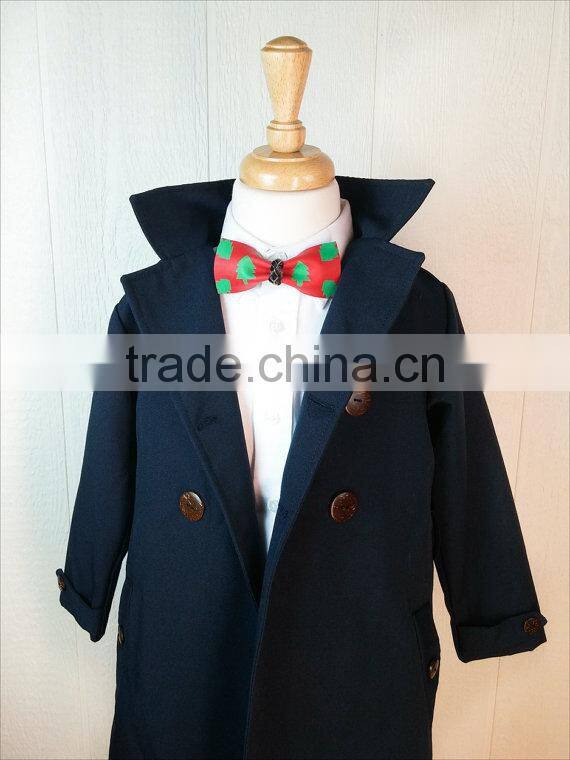 Stylish Coat Little Trench Wool Coats Kids Clothes Boys Formal Winter Jacket
