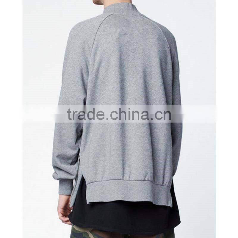 Grey No Hood Sweatshirt Men Fashion Tracksuit Wholesale Sweatshirt Oversize Sweatshirt Plain