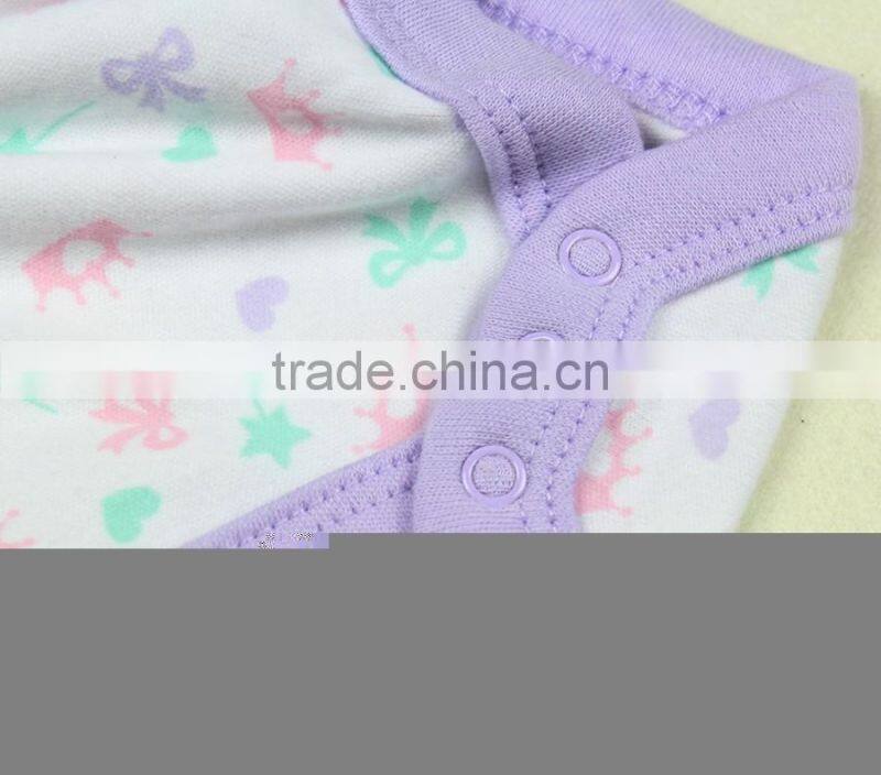 2016 New arrival baby clothes romper cheap price baby carters bodysuits manufacturer