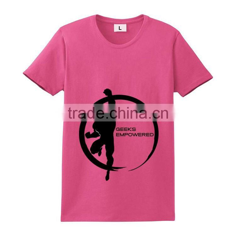 Bulk China Factory New Design Plus Size Blank European Style 200gsm T Shirt