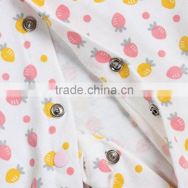 2017 high quality newborn baby romper 100% cotton full sleeve cheap kids wear