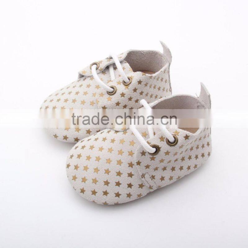 baby hard sole walking shoe baby oxford shoe leather baby shoes for season