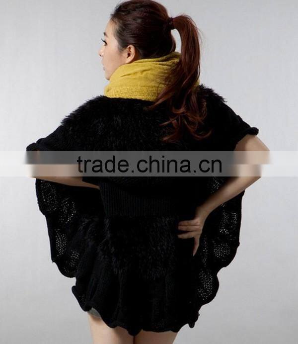 2016 latest design spring smiles batwing sleeve free size Korean style half sleeve loose knit cardigan latest