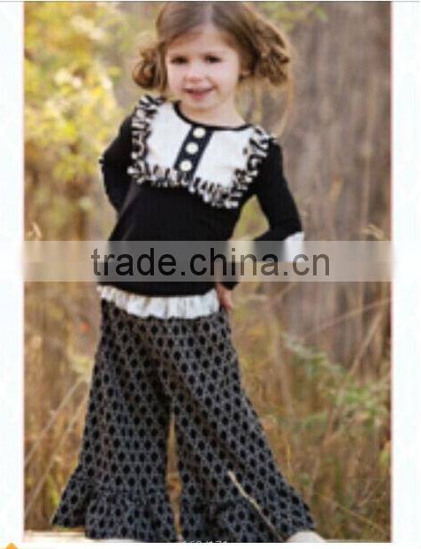 Wholesale pjs name brand 100 cotton christmas strip pajamas set children wear Green pajamas outfits baby girls clothes wholesale