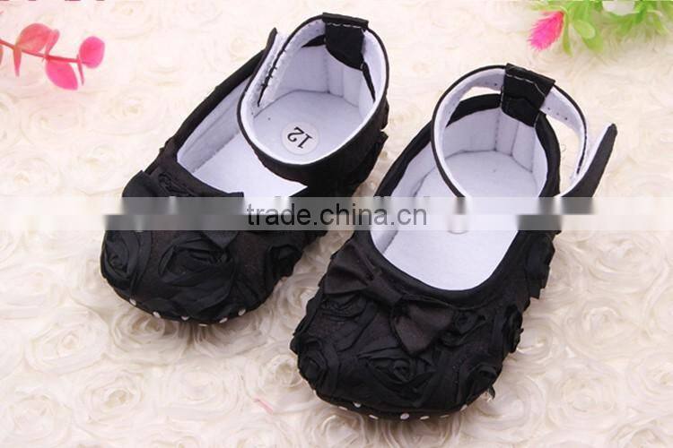 Rose shading baby girls daily shoes