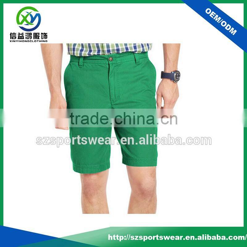 Bright color Dry fit tech fabric mens shorts for casual wear/golf shorts
