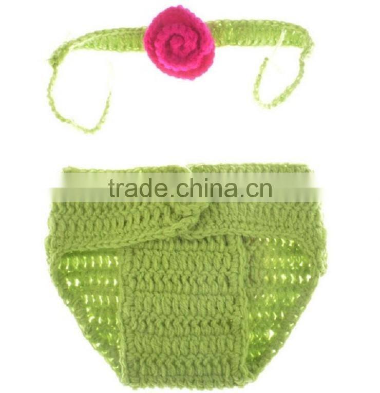 2016 newborn hat cute baby handmade kitted hair band and hats