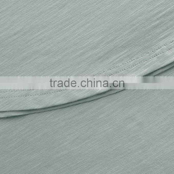 Men's Crew Neck Casual T Shirts Short Sleeves Soft Cotton slub cotton