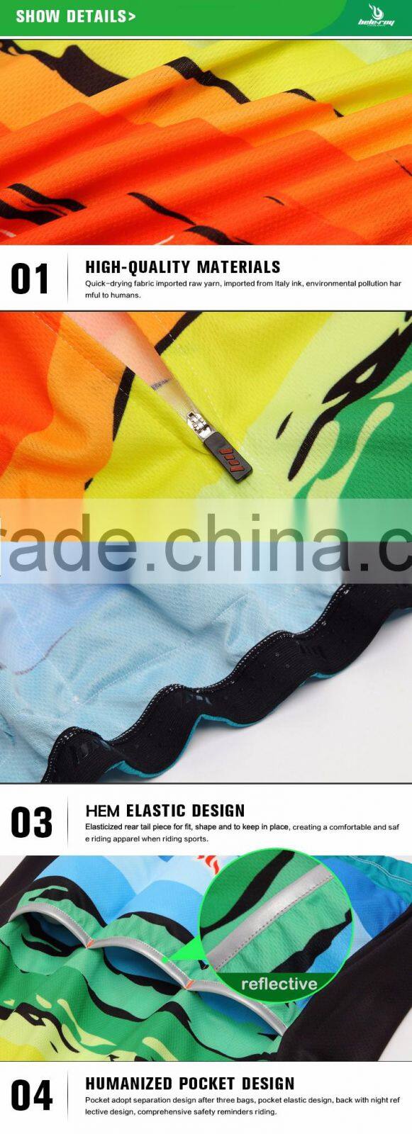 BEROY bicycle cycling fitness apparel,bicycling racing clothing with moisture wicking pad