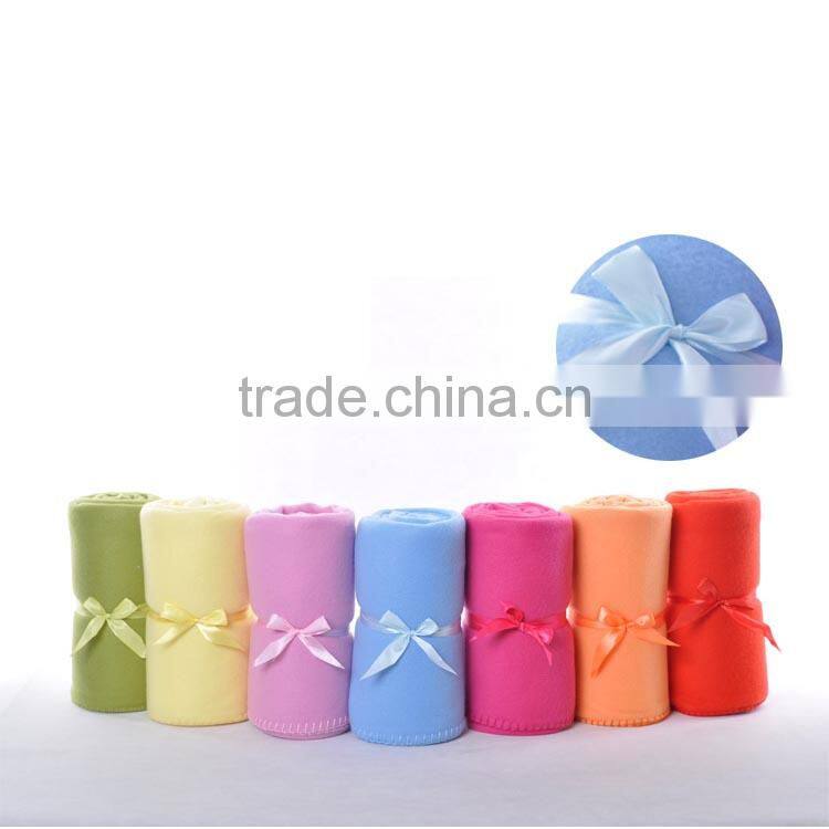 2015 new hot products soft brushed blanket with Sherpa fleece