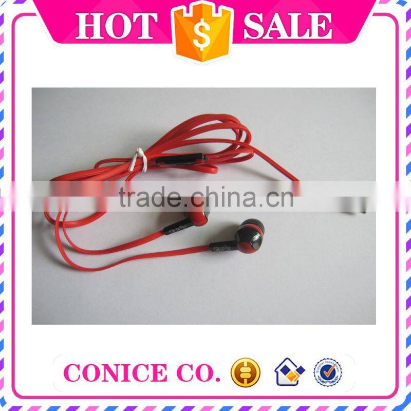 2015 newest mobile phone earphone cheap in ear stereo earphone with mic Silicone Earphones