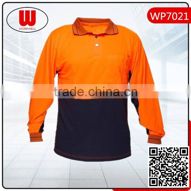 high quality uniform hi vis polo shirt