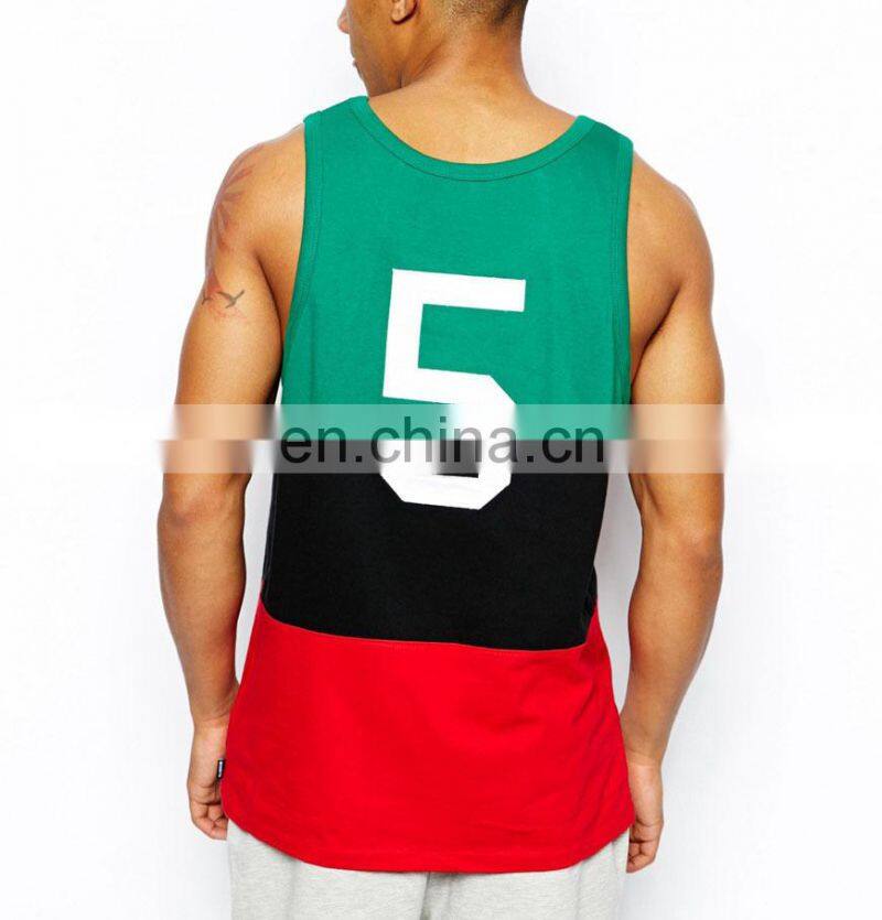 Custom Men's Colors of the Season Tank Top Cotton Cool Ringer Vest