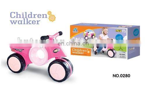 4 wheel kids plastic children walker ride on car toy