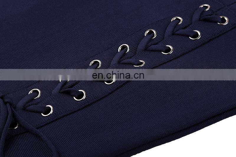 Amigo 2017 new style sleeveless high neck sexy cut out bandage dress mini xxx evening dresses for women party wear