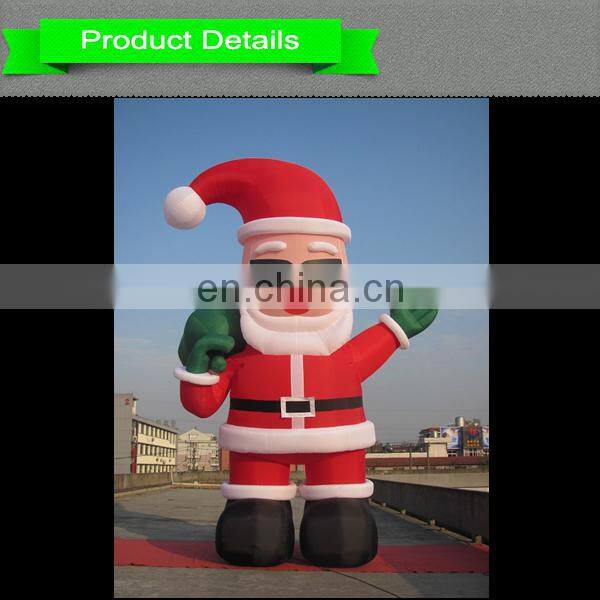 High quality giant inflatable outdoor Santa Claus model for promotion