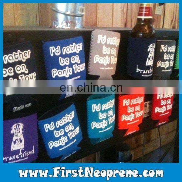 Black Magnets Convenient While Drinking Collapsible Insulated Can Holder