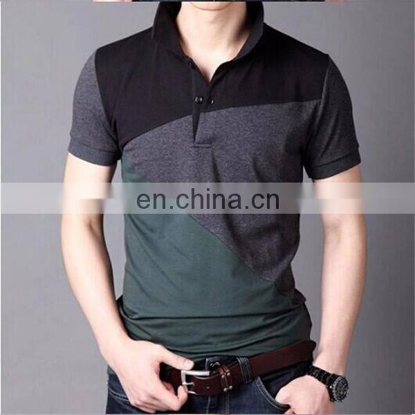 2015 Fashion Men Casual Slim Fit Short Sleeve Polo t shirt