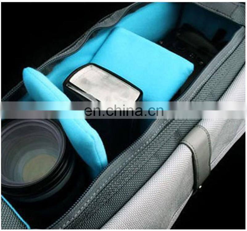 Zipper compartments unique camera bags with pockets