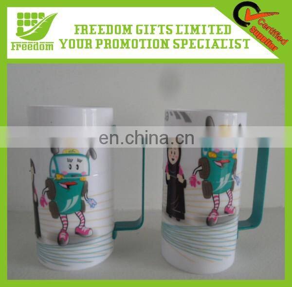 Hot Sale Logo Customized Plastic Puzzle Mug
