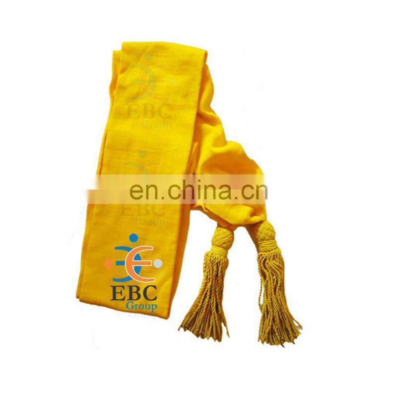 Ceremonial Velvet Matt Polyester Satin Party Sashes With Printing