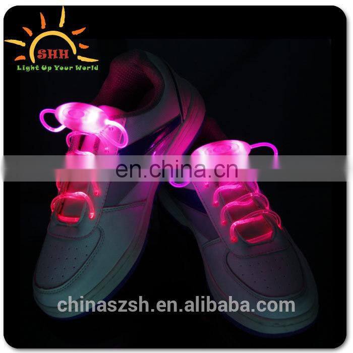 LED falshing shoelaces, colored shoe lace for party supply